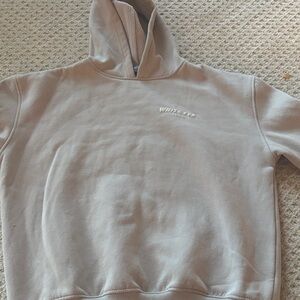 White Fox Offstage hoodie size S/M color-moon